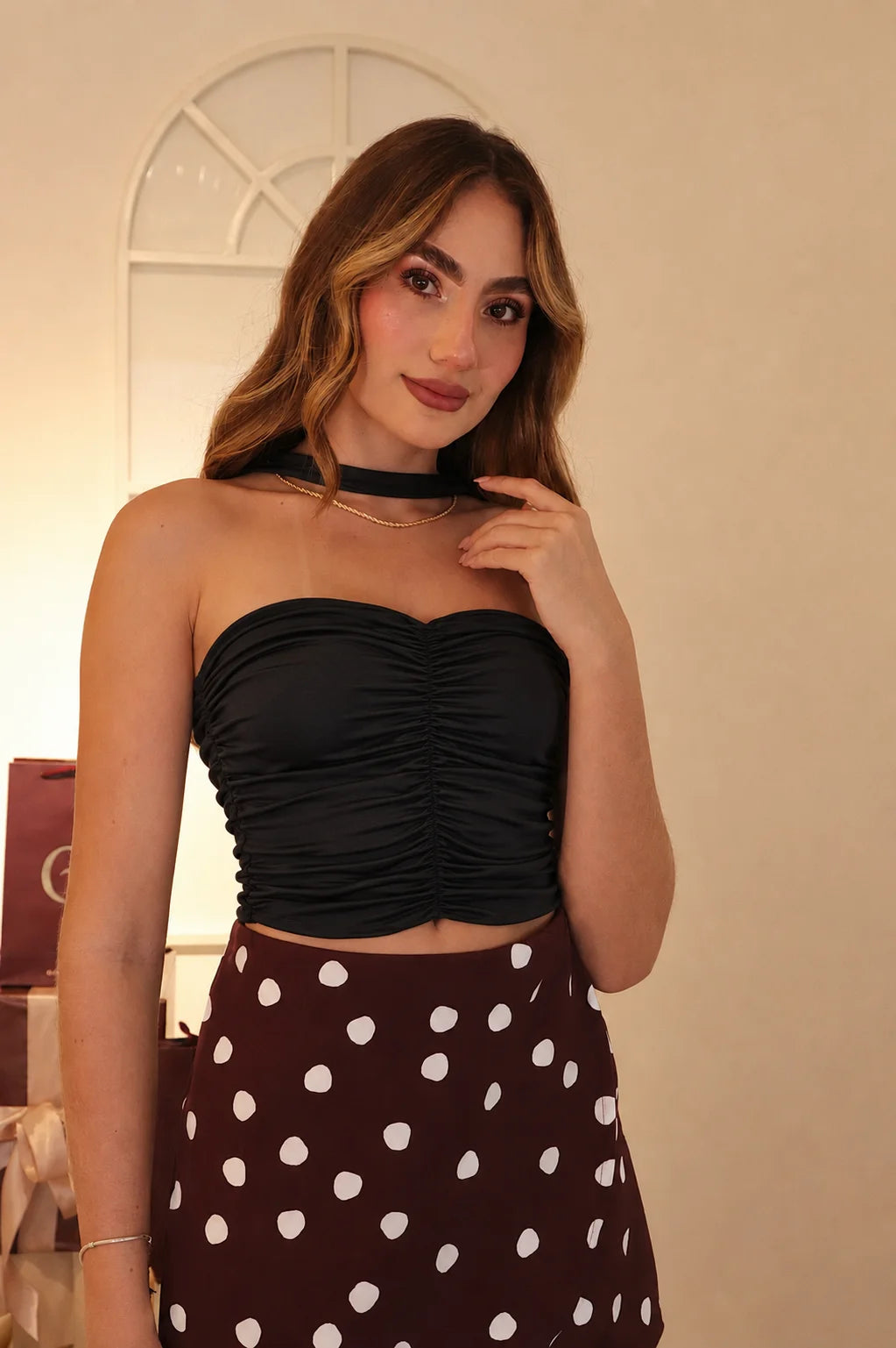 Blusa Alba color negro
