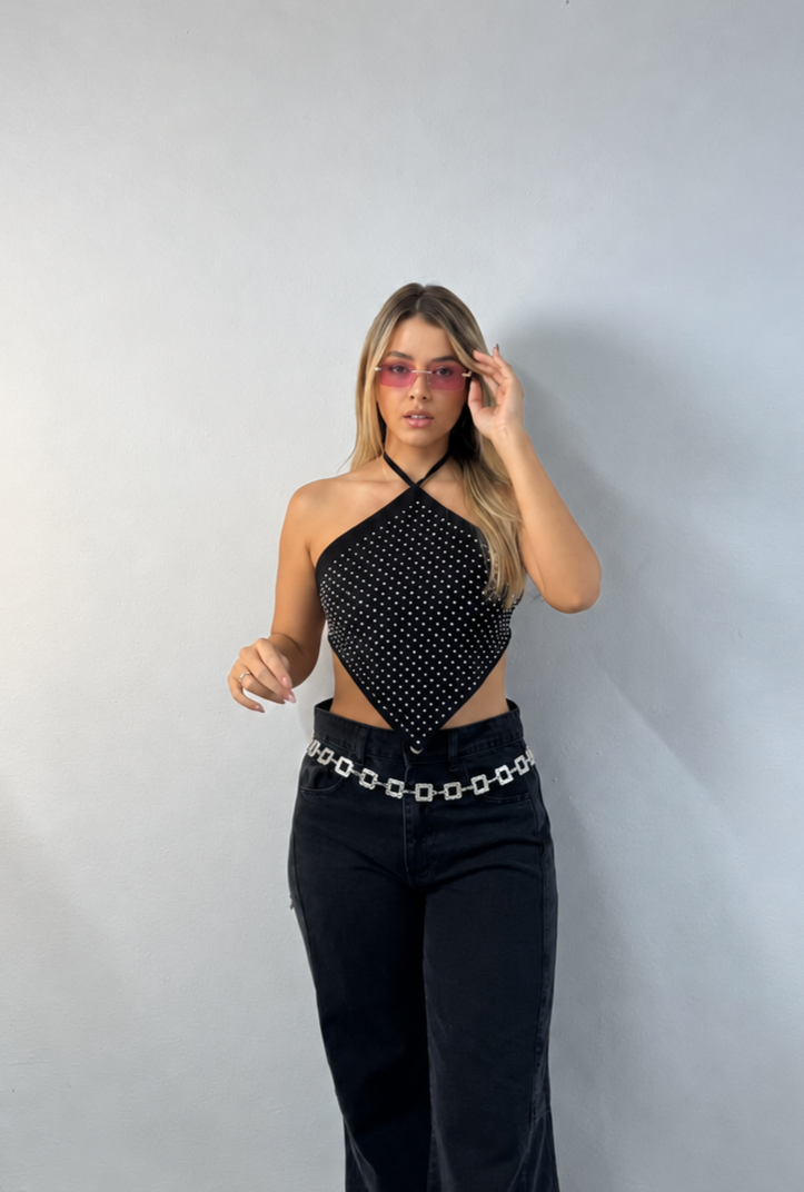 Blusa Elara negro