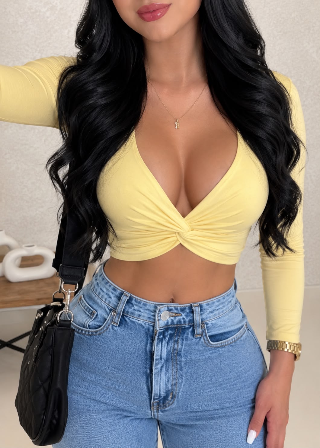 Blusa Nayla amarillo