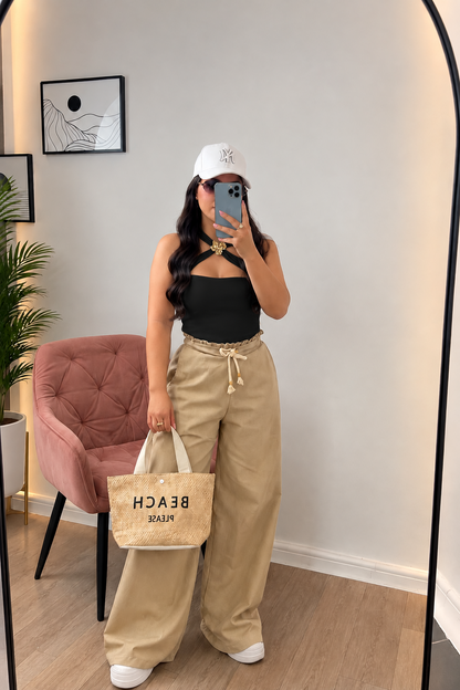 Body Fiore negro, look completo