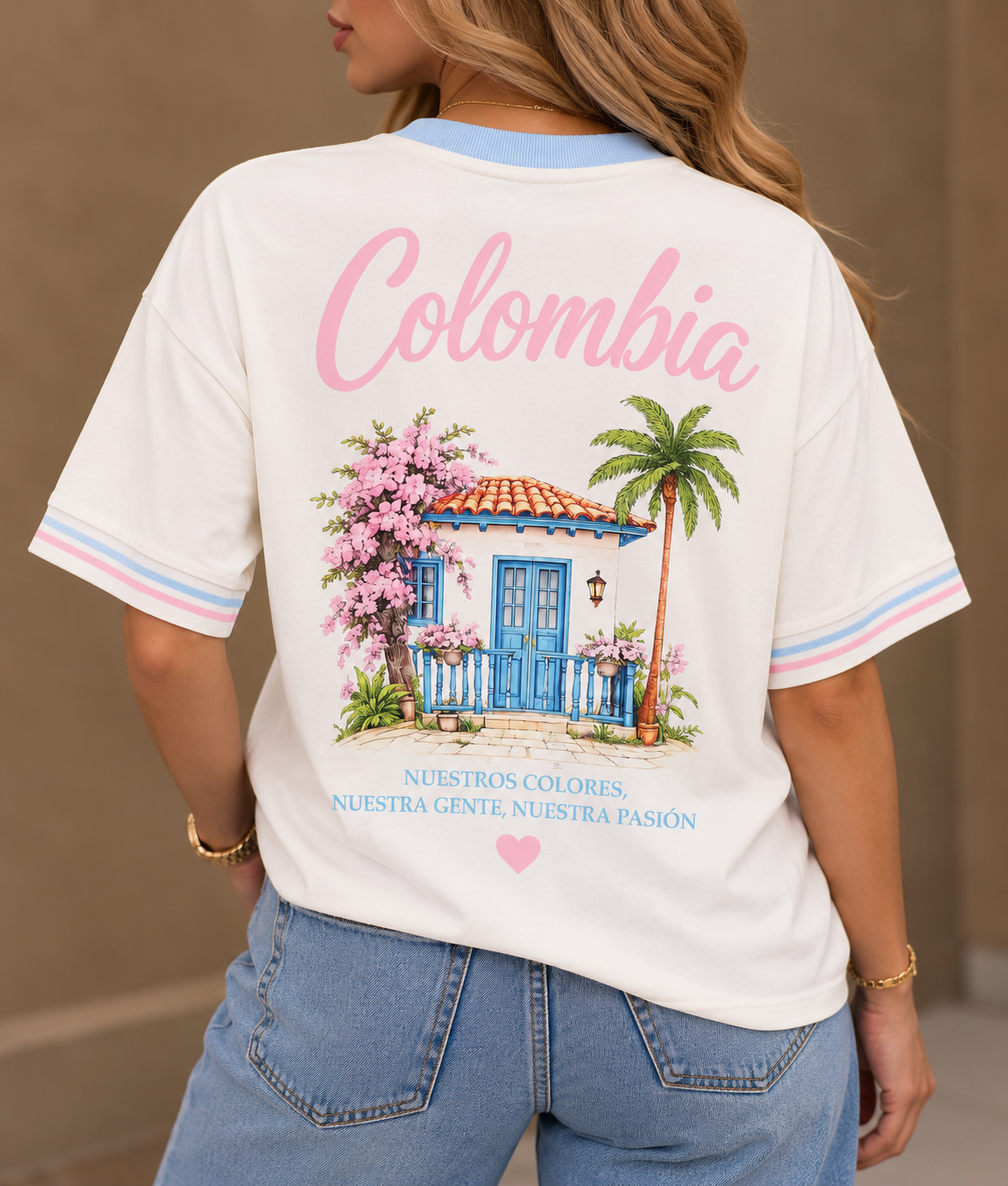 Camiseta Alma Colombia espalda