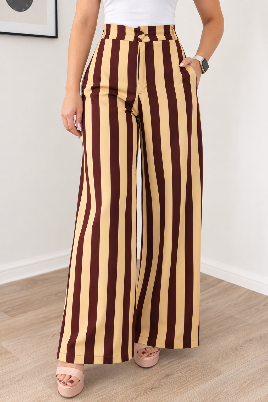 Pantalón Verona estampado detalle