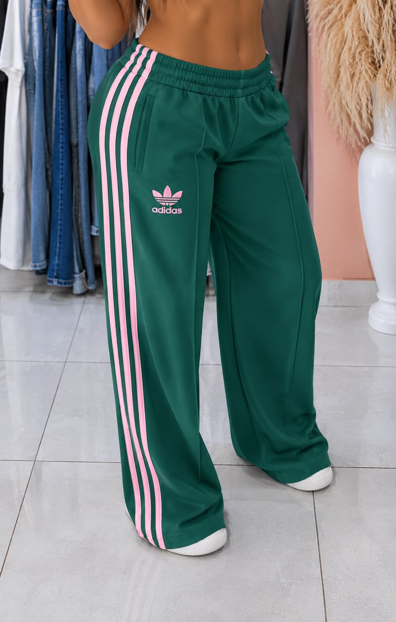 Sudadera Kaia verde con rosado